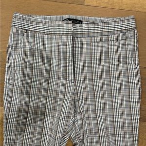 Stylish plaid Zara pants.